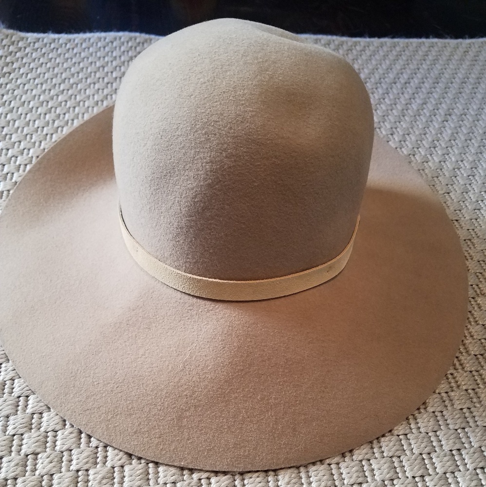 rag & bone dunaway wide brim hat size L